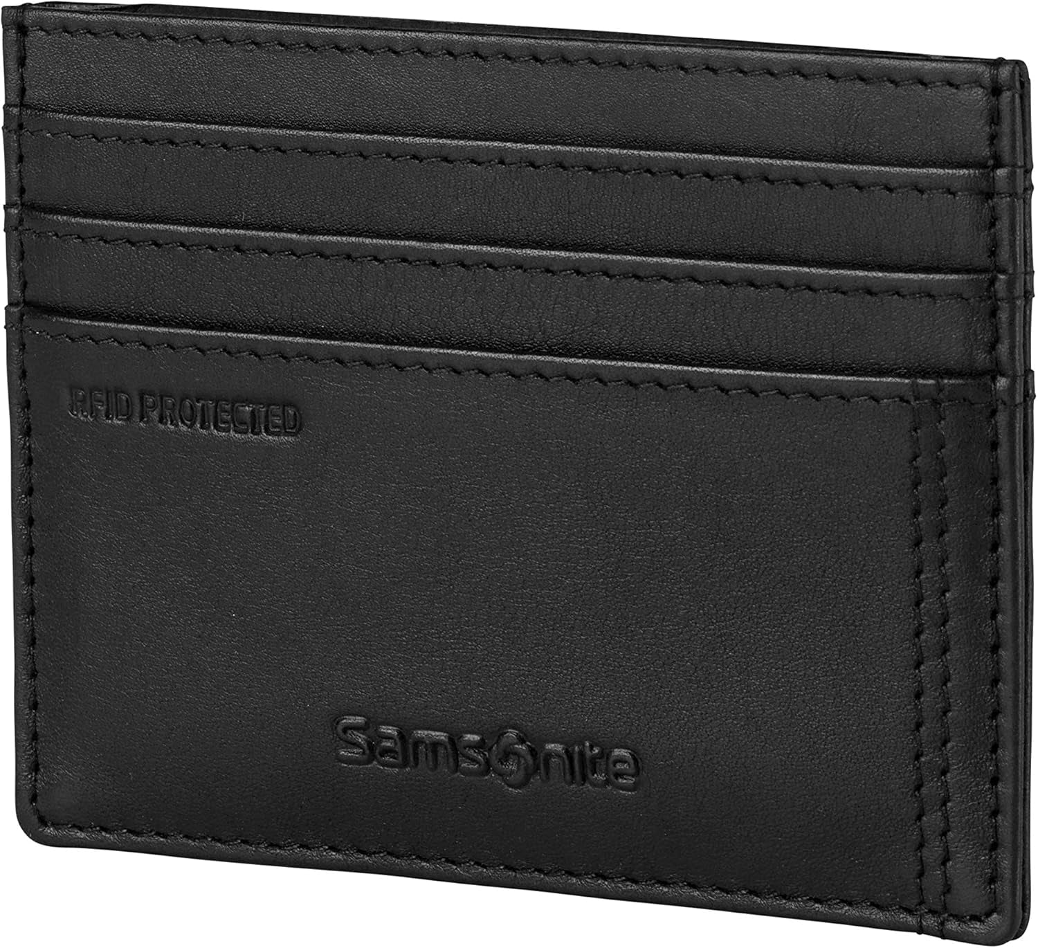 Accesorios de viaje Samsonite Attack 2 SLG - tarjetero tipo sobre, tarjetero (10 cm) Cartera hombre Naty Shop Black (negro)
