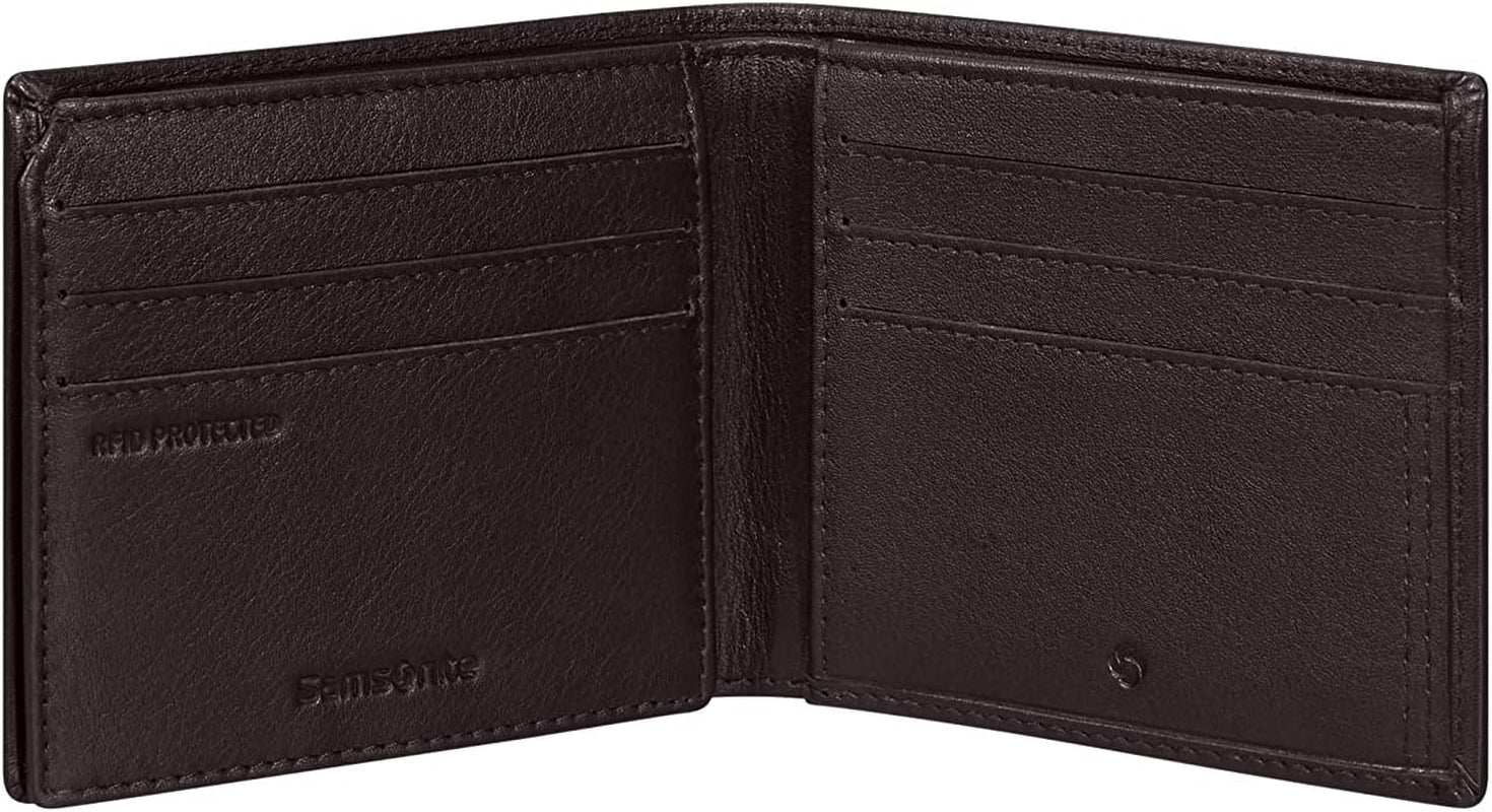 Samsonite Attack 2 SLG - Cartera, 10,5 cm, marrón (Ebony Brown) Carteras Hombre Naty Shop