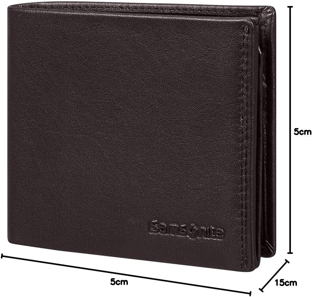 Samsonite Attack 2 SLG - Cartera, 10,5 cm, marrón (Ebony Brown) Carteras Hombre Naty Shop