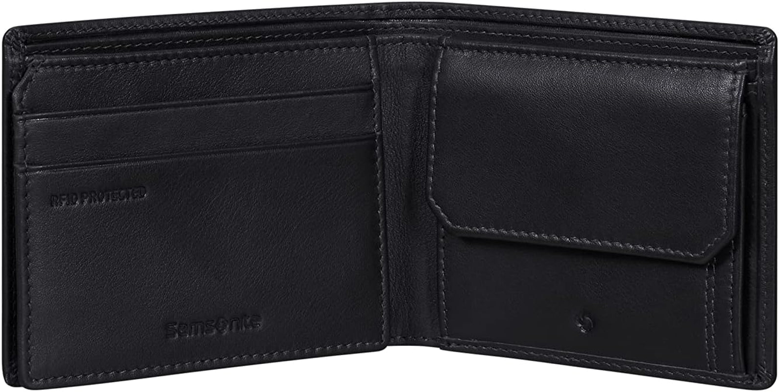 Samsonite Attack 2 SLG - Cartera, 10,5 cm, negro (black) Carteras Hombre Naty Shop