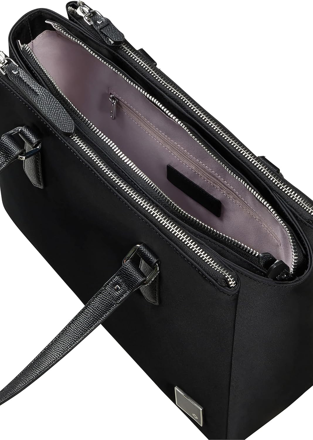 Samsonite Essentially Karissa - Bolso de hombro con 3 compartimentos, 34 cm, negro (black) Bolsos Mujer Naty Shop