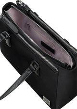 Samsonite Essentially Karissa - Bolso de hombro con 3 compartimentos, 34 cm, negro (black) Bolsos Mujer Naty Shop