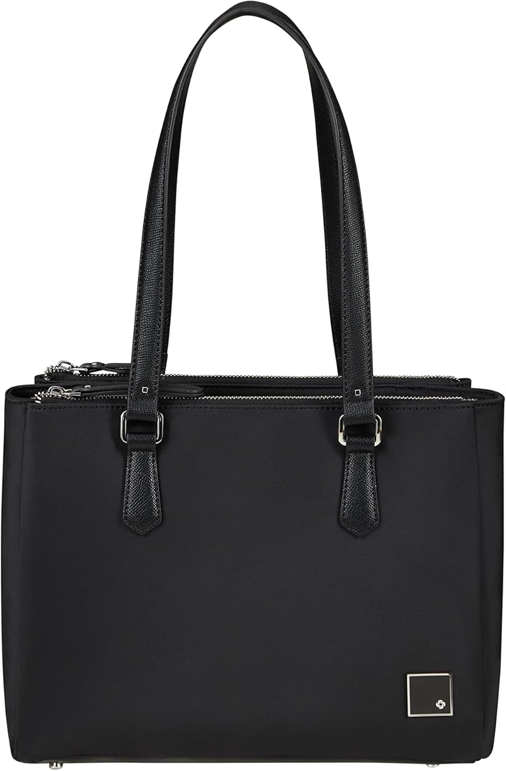 Samsonite Essentially Karissa - Bolso de hombro con 3 compartimentos, 34 cm, negro (black) Bolsos Mujer Naty Shop