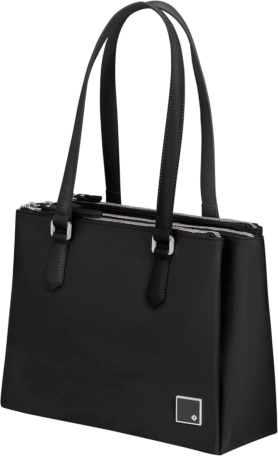 Samsonite Essentially Karissa - Bolso de hombro con 3 compartimentos, 34 cm, negro (black) Bolsos Mujer Naty Shop Negro (black)