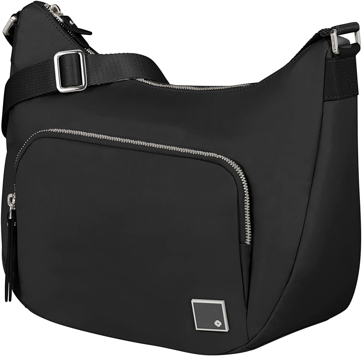 Samsonite Essentially Karissa - Bolso de hombro M, 36 cm, Negro (Black) Bolsos Mujer Naty Shop Negro (Black) Bolso de hombro M