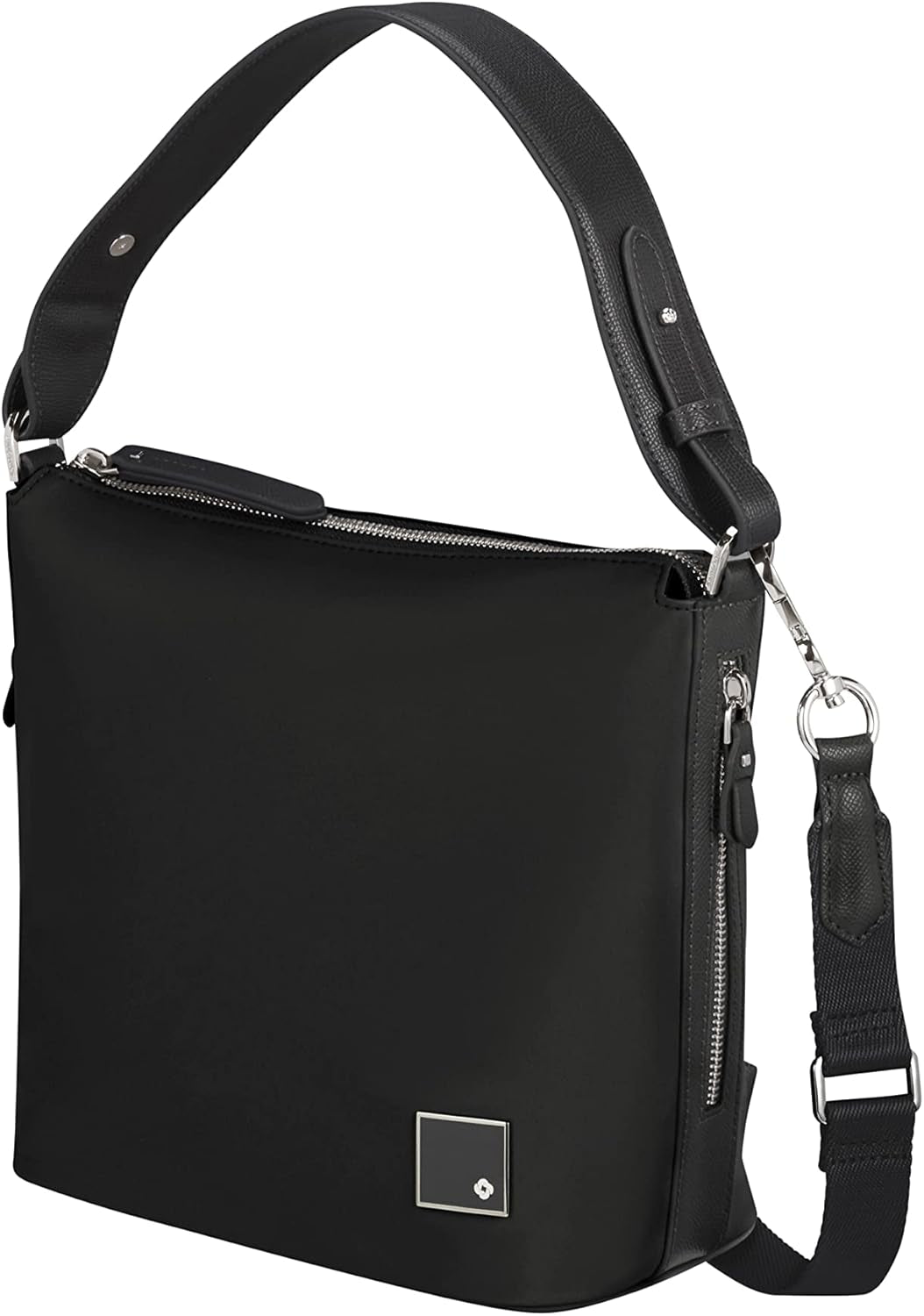 Samsonite Essentially Karissa - Bolsa de viaje S, 27 cm, gris (Dove Grey) Bolsos Mujer Naty Shop Negro (black)
