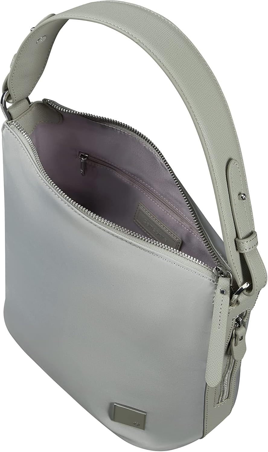 Samsonite Essentially Karissa - Bolsa de viaje S, 27 cm, gris (Dove Grey) Bolsos Mujer Naty Shop