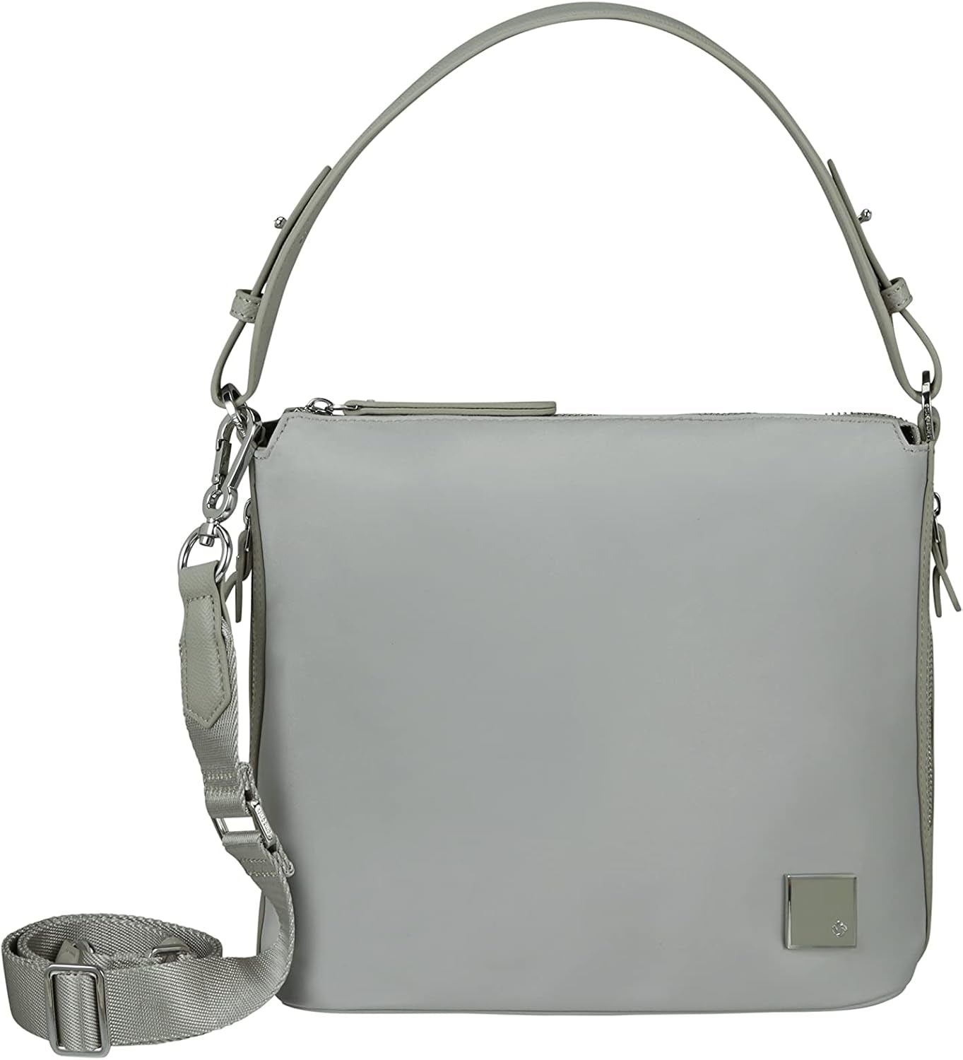 Samsonite Essentially Karissa - Bolsa de viaje S, 27 cm, gris (Dove Grey) Bolsos Mujer Naty Shop
