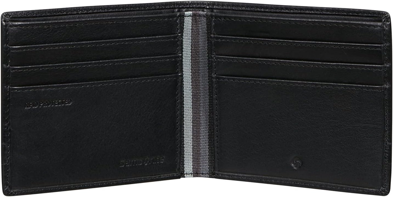 Samsonite Flagged SLG - Cartera, 10,5 cm, negro (black) Carteras hombre Naty Shop