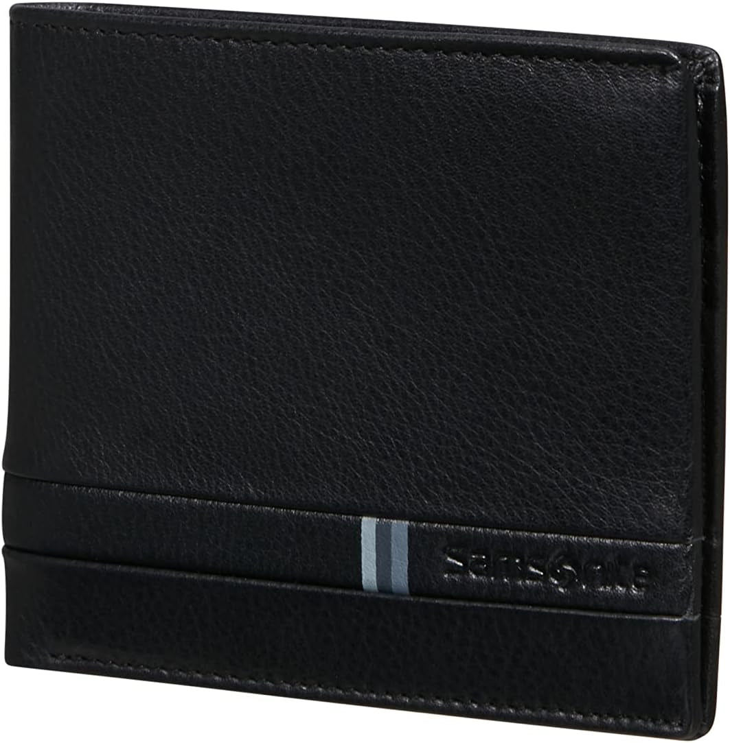 Samsonite Flagged SLG - Cartera, 10,5 cm, negro (black) Cartera hombre Naty Shop Título predeterminado