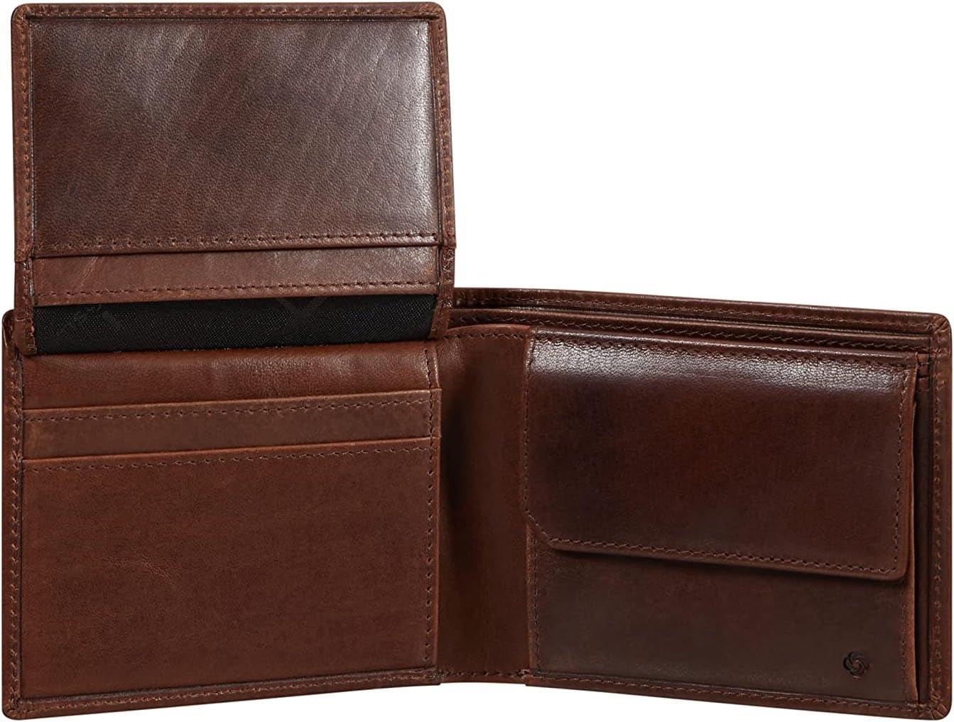 Samsonite Veggy SLG - Cartera, 10,5 cm, marrón (marrón oscuro) Carteras hombre Naty Shop
