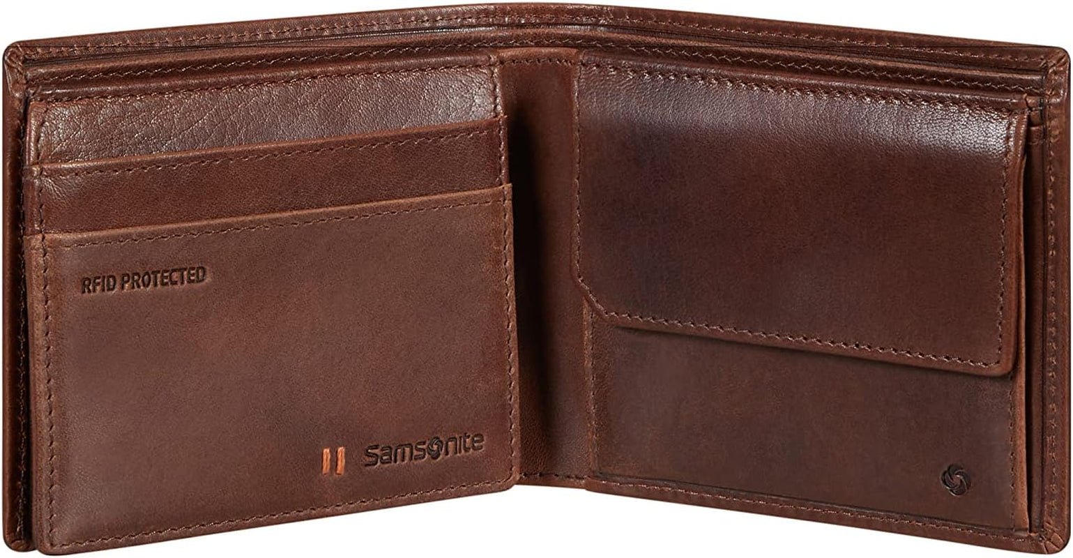 Samsonite Veggy SLG - Cartera, 10,5 cm, marrón (marrón oscuro) Carteras hombre Naty Shop