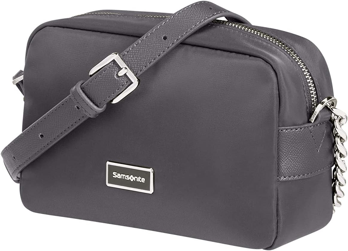 Samsonite Mujer Karissa 2.0 - Bandolera Messenger Bag (paquete de 1) Bolsos Mujer Naty Shop Gris (Eco Dark Grey) Xs (21 Cm)
