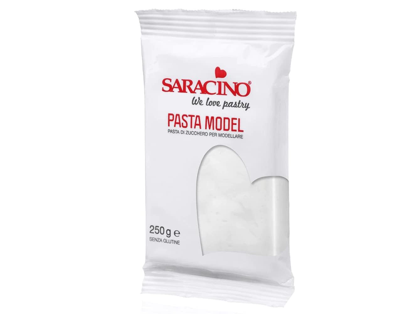 Saracino Fondant Modelo Blanco para Modelar 250g Sin Gluten Made in Italy Pasta de Azúcar Naty Shop Título predeterminado