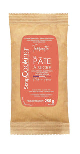 ScrapCooking - Pâte à Sucre Vert Sauge 250g - Colourant d'Origine Naturelle - Sans Gluten, Sans Huile de Palme - Pour Gâteaux, Pâtisseries Anniversaire - Vert Pastel - Fabrikie en France - 7621 Pasta de azúcar Naty Shop Terracota roja