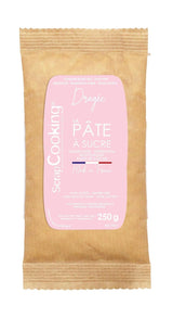 ScrapCooking - Pâte à Sucre Vert Sauge 250g - Colorant d'Origine Naturelle - Sans Gluten, Sans Huile de Palme - Pour Gâteaux, Pâtisseries Anniversaire - Vert Pastel - Fabrikie en France - 7621 Pasta de azúcar Naty Shop Rosa pastel