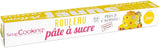 ScrapCooking - Rollo de fondant rosa â'¬ 36 cm - Fondant negro enrollado 430 g - Cake topper decoración de pasteles de fondant para tartas, repostería, cumpleaños, fiestas - Rosa - 7264 Naty Shop Pasta de azúcar amarilla