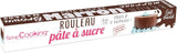 ScrapCooking - Rollo de fondant rosa â'¬ 36 cm - Fondant negro enrollado 430 g - Cake topper decoración de pasteles de fondant para tartas, repostería, cumpleaños, fiestas - Rosa - 7264 Naty Shop Pasta de azúcar moreno