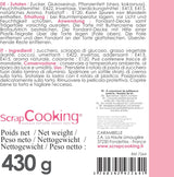 ScrapCooking - Rollo de fondant rosa â'¬ 36 cm - Fondant negro enrollado 430 g - Cake topper decoración de tartas, repostería, cumpleaños, fiestas - Rosa - 7264 Pasta de azúcar Naty Shop