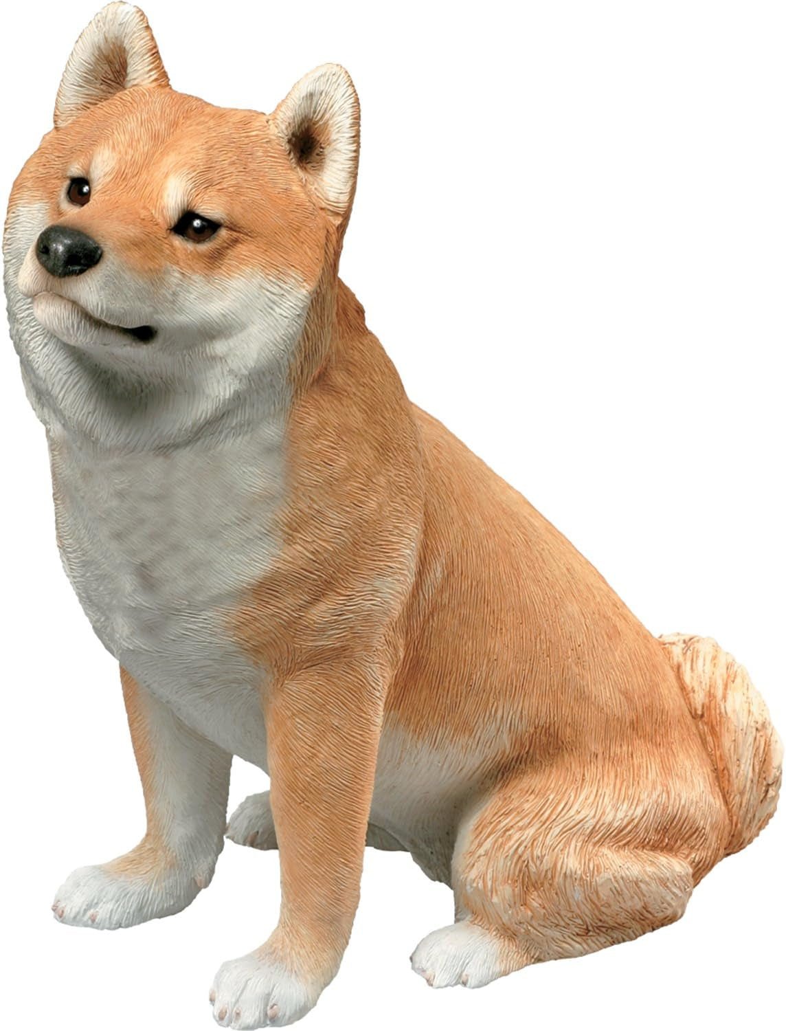 Escultura, resina, blanca, tamaño mediano Naty Shop figuras y esculturas Shiba Inu tamaño mediano