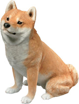 Escultura, resina, blanca, tamaño mediano Naty Shop figuras y esculturas Shiba Inu tamaño mediano