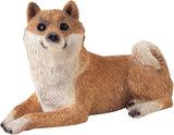 Escultura, Resina, Blanca, Tamaño Mediano Naty Shop Estatuillas y Esculturas Talla S Shiba Inu