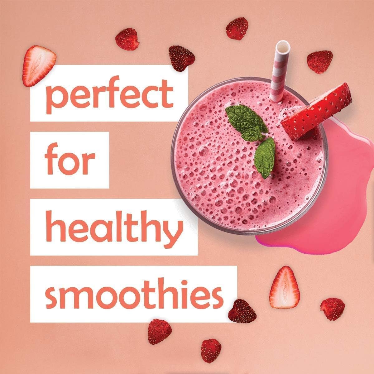 Seba Garden Fresas liofilizadas Premium, deliciosas fresas mediterráneas, sin OGM y veganas (100 g) Productos secos Mi tienda