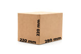 Juego de 20 Cajas de cartón CO3, 280 x 220 x 220 Cajas de embalaje Nati Shop