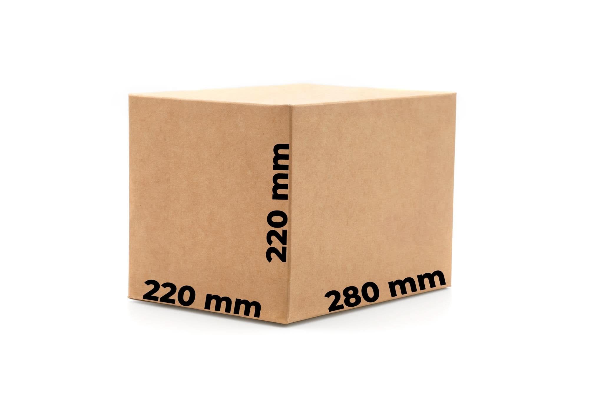 Juego de 20 Cajas de cartón CO3, 280 x 220 x 220 Cajas de embalaje Nati Shop
