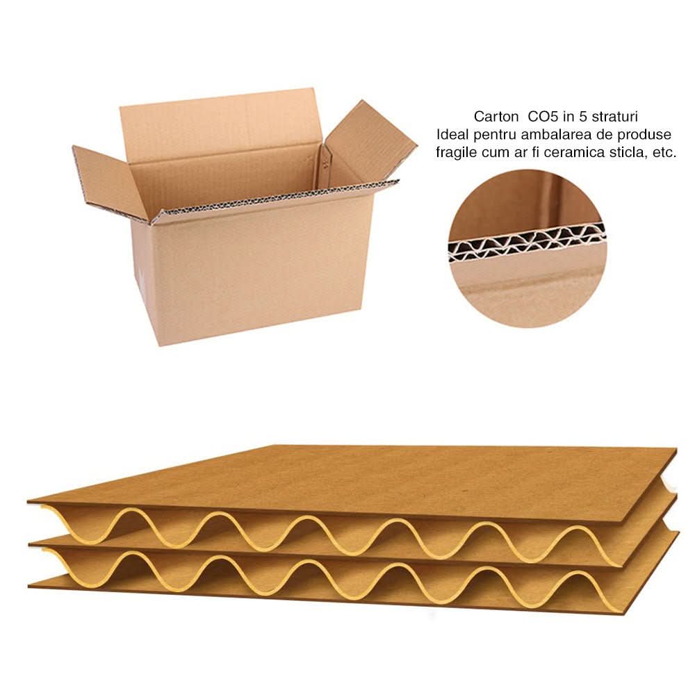 Juego de 20 cajas de cartón CO5, EB, 400 x 200 x 285 Cajas de embalaje Nati Shop