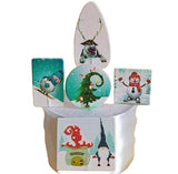 Set de 5 adornos de azúcar comestible, Navidad Nati Shop