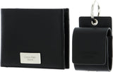 Calvin Klein Jeans Set de regalo para hombre con billetera plegable y estuche para AirPods, negro (negro), billetera para hombre de talla única Naty Shop Default Title