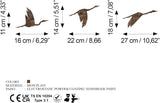 Juego de accesorios decorativos de pared de metal pintado a mano (3 piezas) | Acabado antiguo | Dimensiones: 11x16cm, 14x22cm, 18x27cm | Arte único para decoración de interiores Estatuillas y esculturas Naty Shop