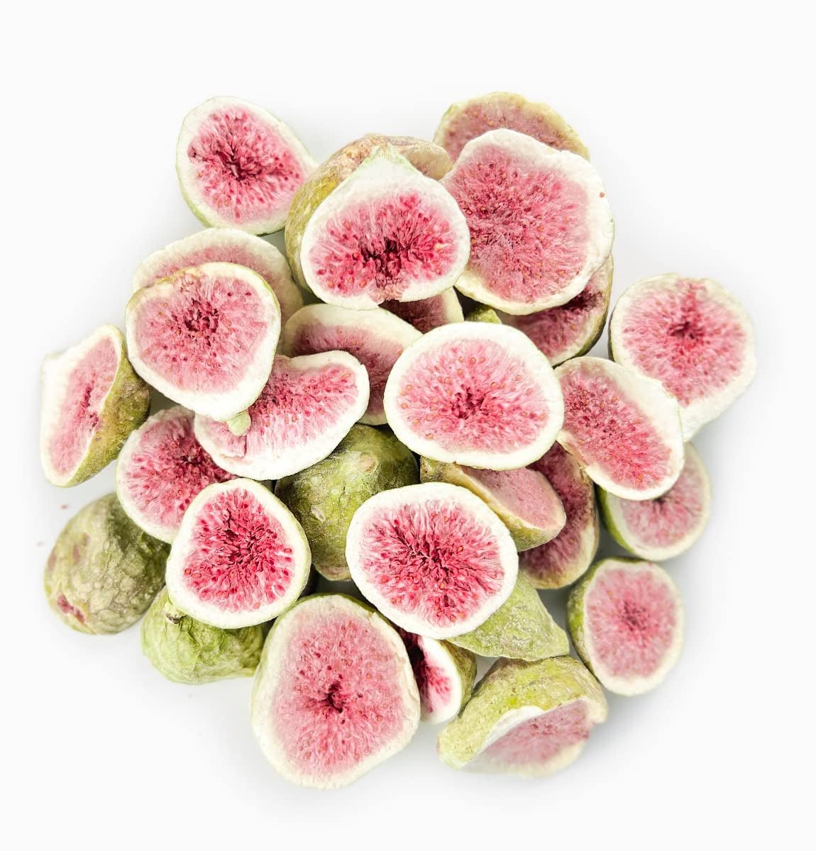 Higos liofilizados BRIX | Higos secos naturales 95 g | Premio Gran Sabor para frutos secos secos | Sin OGM, Sin Gluten, Vegano, Vitaminas Retenidas Naty Shop Productos Deshidratados