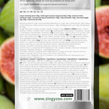 Higos liofilizados Higos secos 100% naturales | Sin azúcares añadidos Dulces liofilizados saludables | Frutas liofilizadas Higos liofilizados | ZingyZoo (100g) Naty Shop productos deshidratados