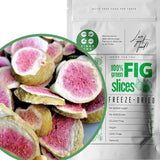 Higos liofilizados Higos secos 100% naturales | Sin azúcares añadidos Dulces liofilizados saludables | Frutas liofilizadas Higos liofilizados | ZingyZoo (100g) Naty Shop productos deshidratados 100 G (1 paquete)