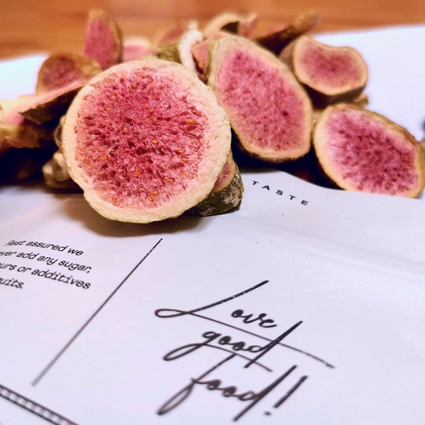 Higos liofilizados Higos secos 100% naturales | Sin azúcares añadidos Dulces liofilizados saludables | Frutas liofilizadas Higos liofilizados | ZingyZoo (100g) Naty Shop productos deshidratados