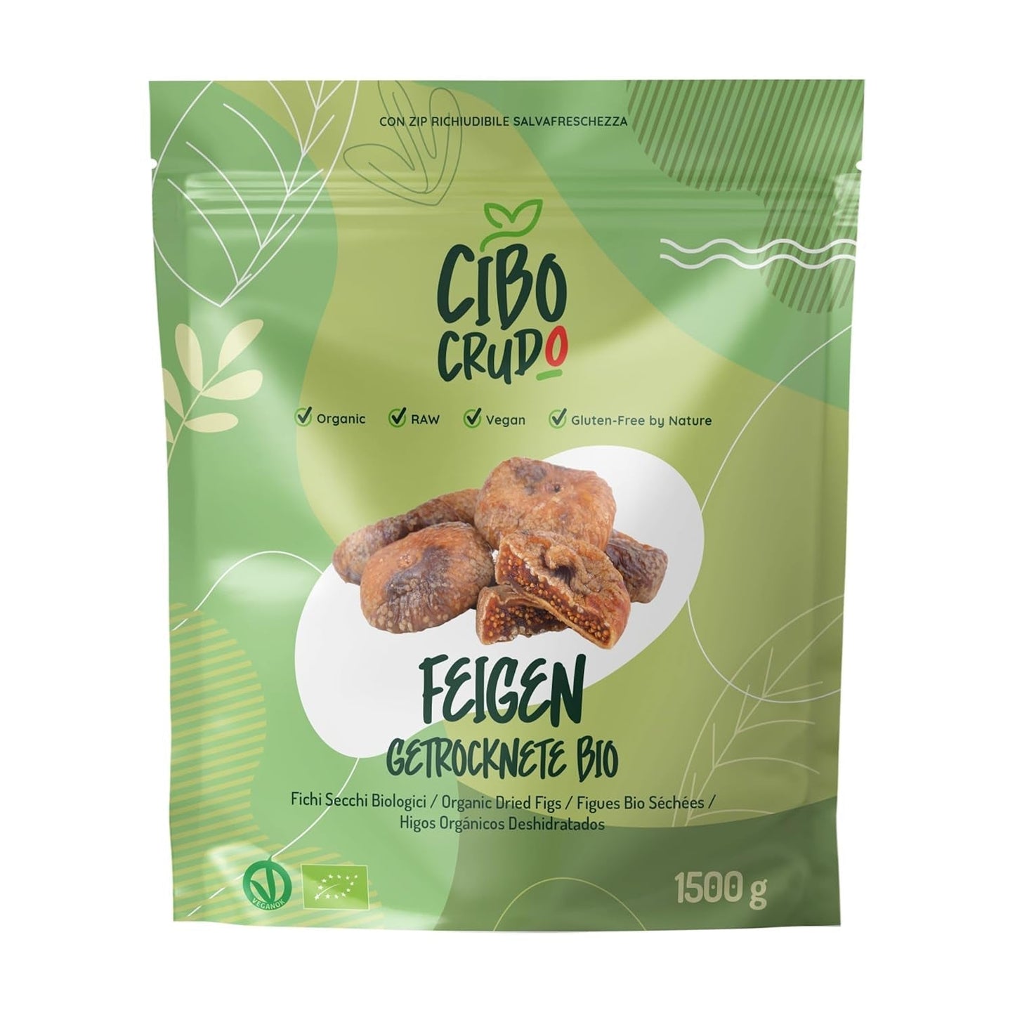 Higos secos ecológicos sin azúcar - 250g. Higos turcos secos sin azúcar. Producto natural de alta calidad. Higos secos ecológicos. Naty Shop productos deshidratados 1,5 kg (1 paquete)