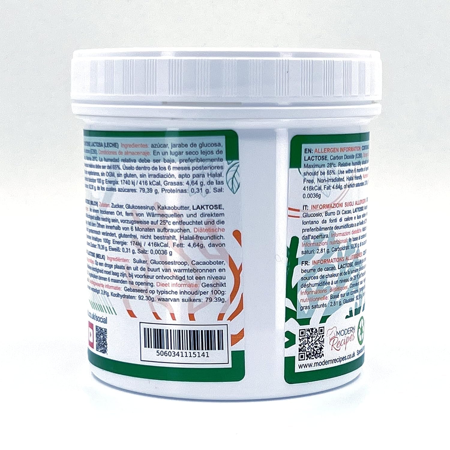 Ingredientes Especiales Cristales Crackle Crackle 500g La máxima calidad, sin OGM, ideal para tartas, dulces y helados Pasta de Azúcar Naty Shop