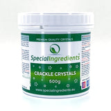 Ingredientes Especiales Cristales Crackle Crackle 500g La más alta calidad, sin OGM, ideal para tartas, dulces y helados Naty Shop Pasta de Azúcar 500G (1 paquete)