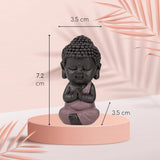 Figura Buda Bebé Toga Rosa - Figura inspiradora y alegre - Talismán positivo Concentración - Idea de regalo dulce y espiritual - Al. 7 cm - Estatuillas y esculturas Zen'Light Naty Shop