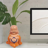 Estatua de Buda sonriente con rosario - Figura inspiradora y alegre - Talismán de la suerte lleno de positividad - Idea de regalo dulce y espiritual - -Al 10 cm - Estatuas y esculturas Zen'Light Naty Shop