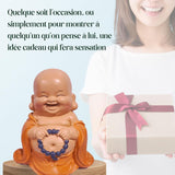 Estatua de Buda sonriente con rosario - Figura inspiradora y alegre - Talismán de la suerte lleno de positividad - Idea de regalo dulce y espiritual - -Al 10 cm - Estatuas y esculturas Zen'Light Naty Shop