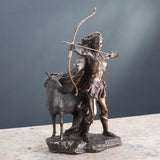 Estatua de bronce de la diosa de la caza y la naturaleza salvaje Naty Shop estatuillas y esculturas