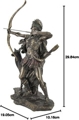 Estatua de bronce de la diosa de la caza y la naturaleza salvaje Naty Shop estatuillas y esculturas