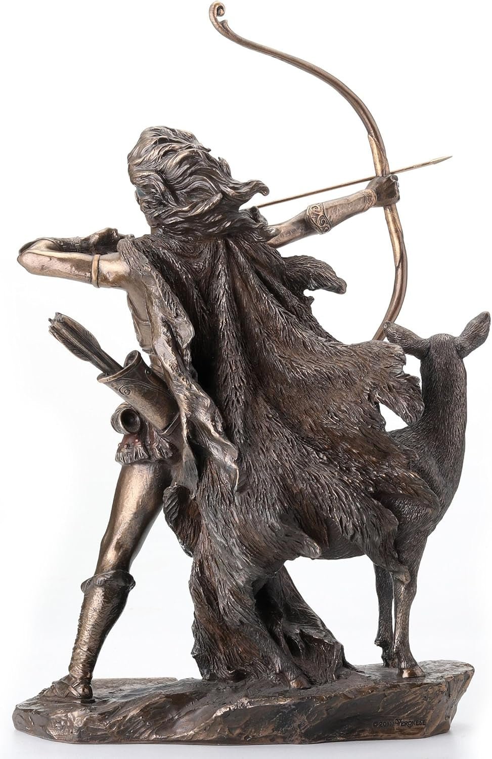 Estatua de bronce de la diosa de la caza y la naturaleza salvaje Naty Shop estatuillas y esculturas
