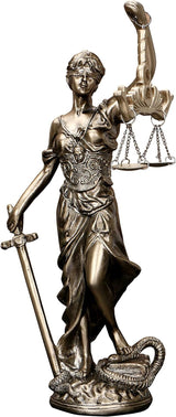 Estatua de la Justicia Estatua de la Justicia de 30,5 cm Diosa de la Justicia Escultura de la Justicia Ángel grecorromano Estatuas ciegas de la Justicia para decoración Estatuillas y esculturas Naty Shop Título predeterminado