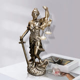 Estatua de la Dama de la Justicia Estatua de la Justicia de 30,5 cm Diosa de la Justicia Escultura de la Justicia Ángel grecorromano Estatuas ciegas de la Justicia para decoración Estatuillas y esculturas Naty Shop