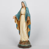 BC Estatua católica de Nuestra Señora de Gracia Figura de altar de la Virgen María Regalo religioso para la madre Decoraciones católicas para el hogar 34,3 cm de altura Pintado a mano por Buildclassic (Elegant) Naty Shop Estatuas y esculturas