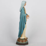 BC Estatua católica de Nuestra Señora de Gracia Figura de altar de la Virgen María Regalo religioso para la madre Decoraciones católicas para el hogar 34,3 cm de altura Pintado a mano por Buildclassic (Elegant) Naty Shop Estatuas y esculturas